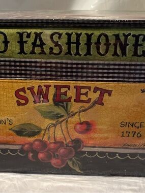 Lange Decorative Fancy Fruits Recipe Box. New great gift